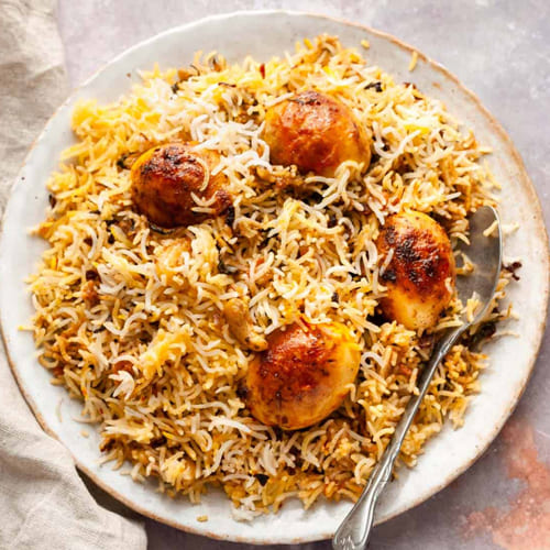 Hyderabadi Egg Briyani