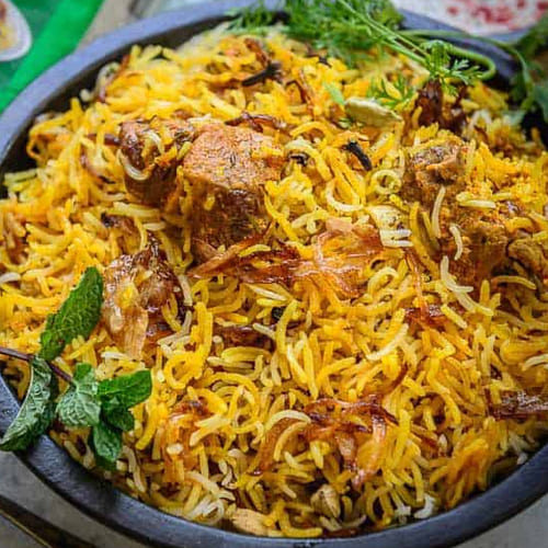 Hyderabadi Goat Briyani