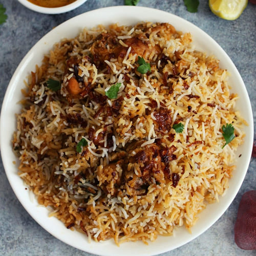 Hyderabadi Special Chicken Briyani