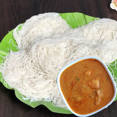 Idiyappam with Chicken Salna (5 Pcs ) (GF)